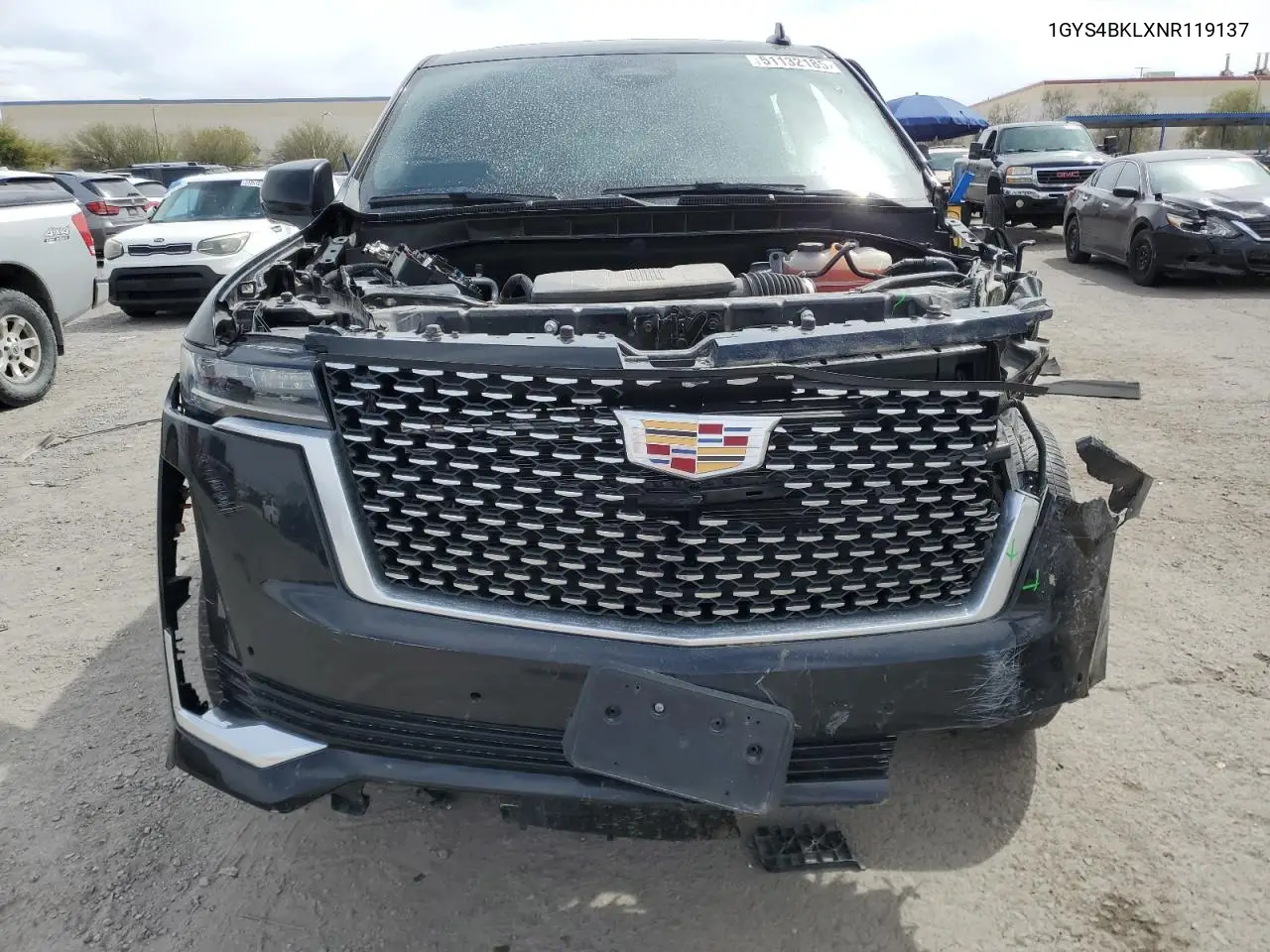 2022 Cadillac Escalade Premium Luxury VIN: 1GYS4BKLXNR119137 Lot: 51132185