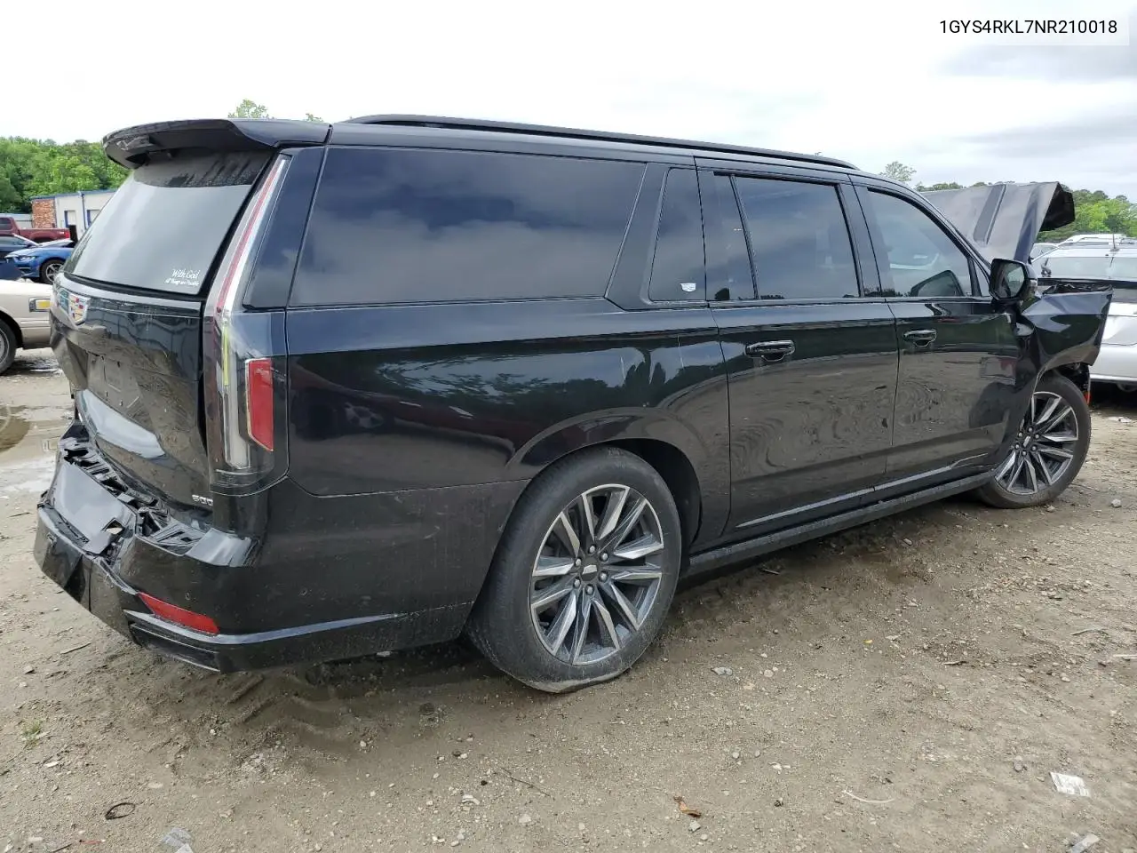 2022 Cadillac Escalade Esv Sport Platinum VIN: 1GYS4RKL7NR210018 Lot: 54712935