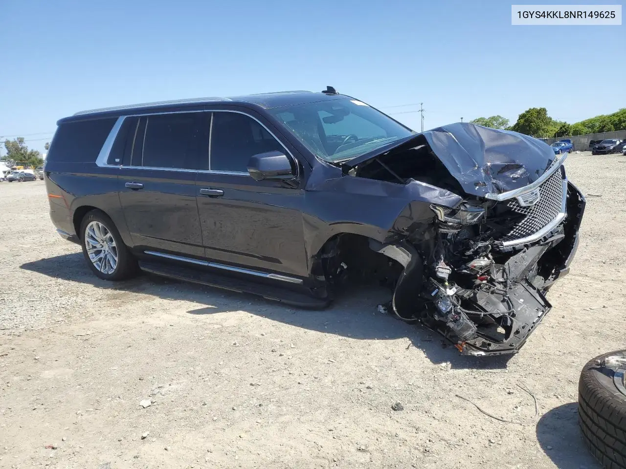 2022 Cadillac Escalade Esv Premium Luxury VIN: 1GYS4KKL8NR149625 Lot: 56782135