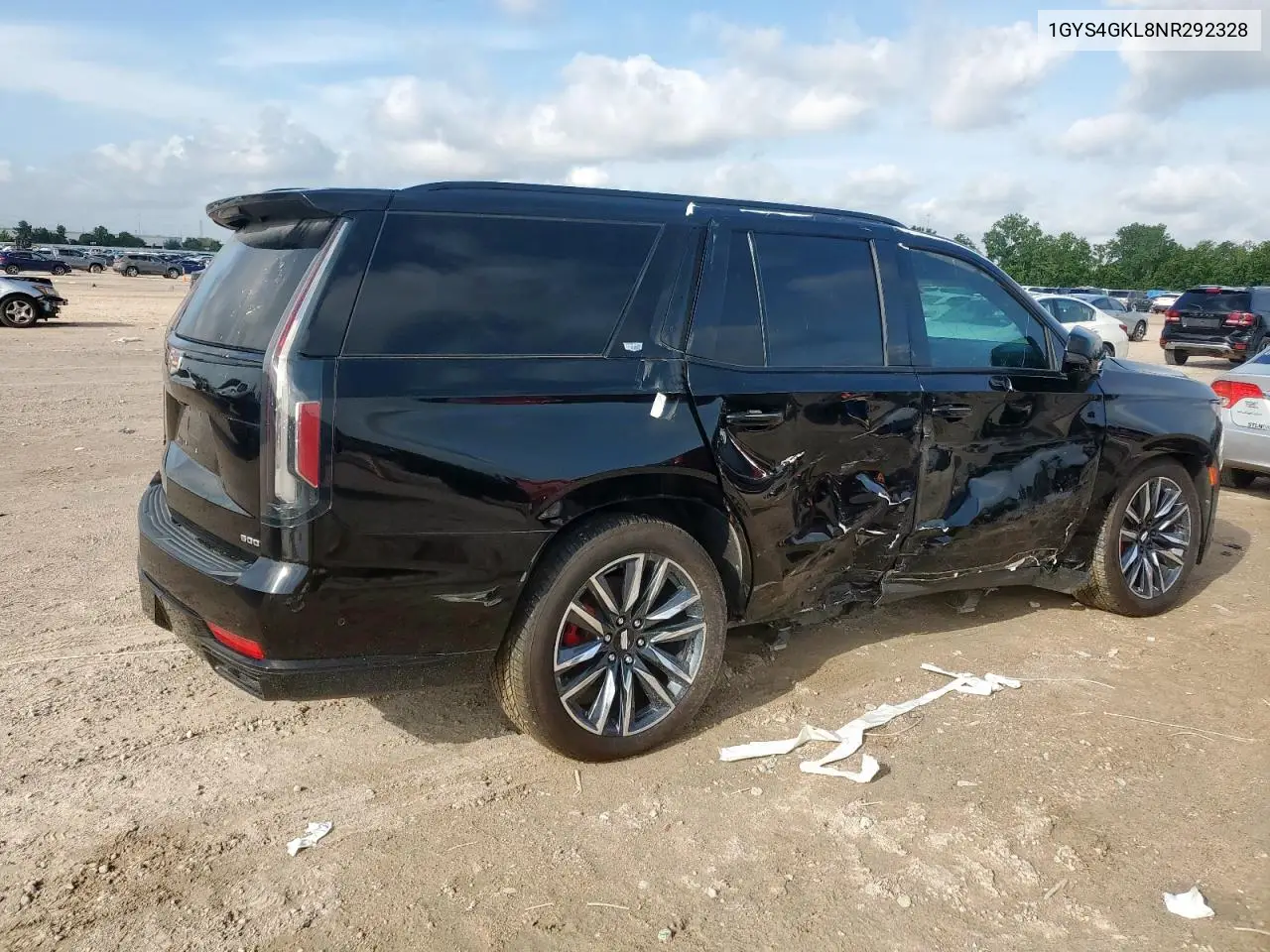2022 Cadillac Escalade Sport Platinum VIN: 1GYS4GKL8NR292328 Lot: 60058125