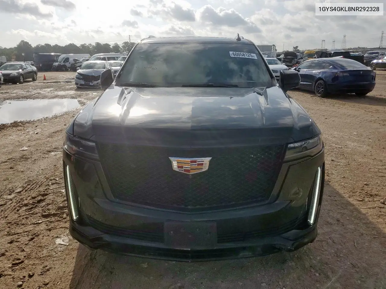 2022 Cadillac Escalade Sport Platinum VIN: 1GYS4GKL8NR292328 Lot: 60058125