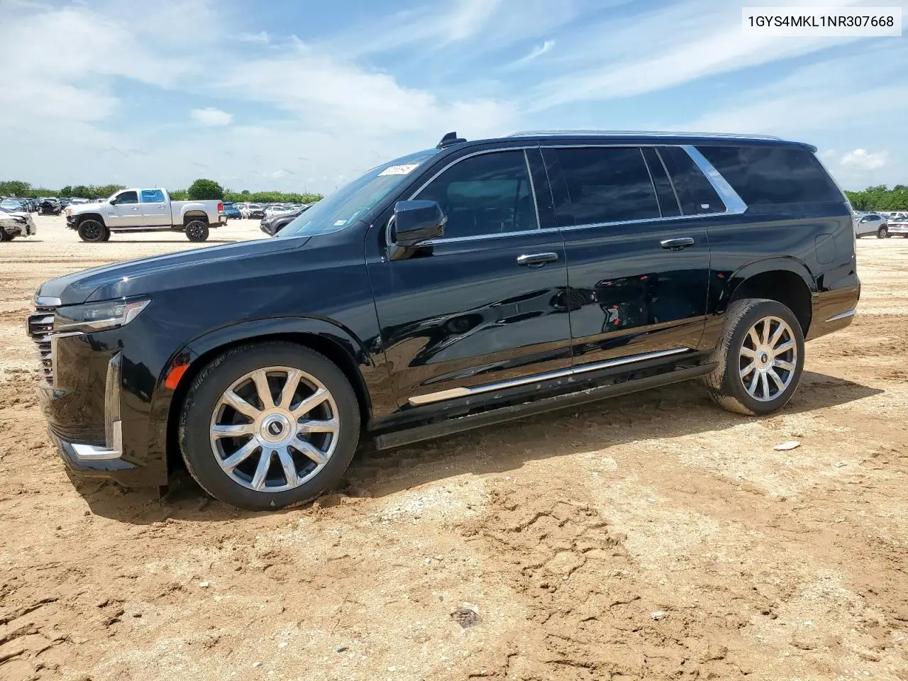 2022 Cadillac Escalade Esv Premium Luxury Platinum VIN: 1GYS4MKL1NR307668 Lot: 60556345
