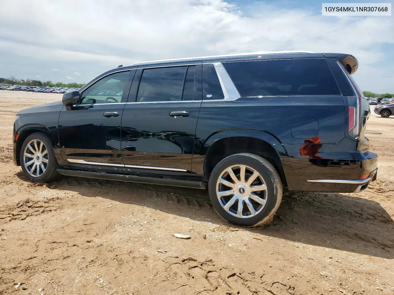 2022 Cadillac Escalade Esv Premium Luxury Platinum VIN: 1GYS4MKL1NR307668 Lot: 60556345