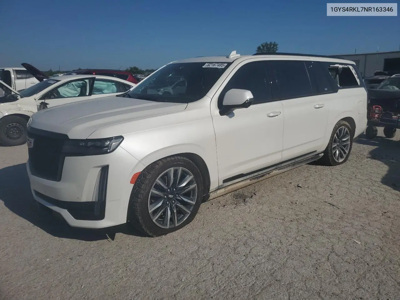 2022 Cadillac Escalade Esv Sport Platinum VIN: 1GYS4RKL7NR163346 Lot: 62167485