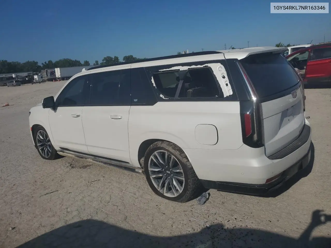 2022 Cadillac Escalade Esv Sport Platinum VIN: 1GYS4RKL7NR163346 Lot: 62167485