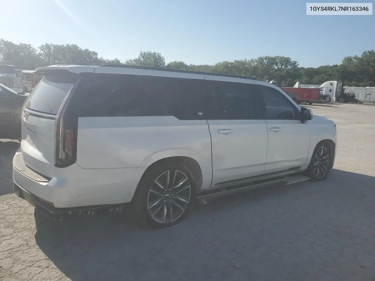 2022 Cadillac Escalade Esv Sport Platinum VIN: 1GYS4RKL7NR163346 Lot: 62167485