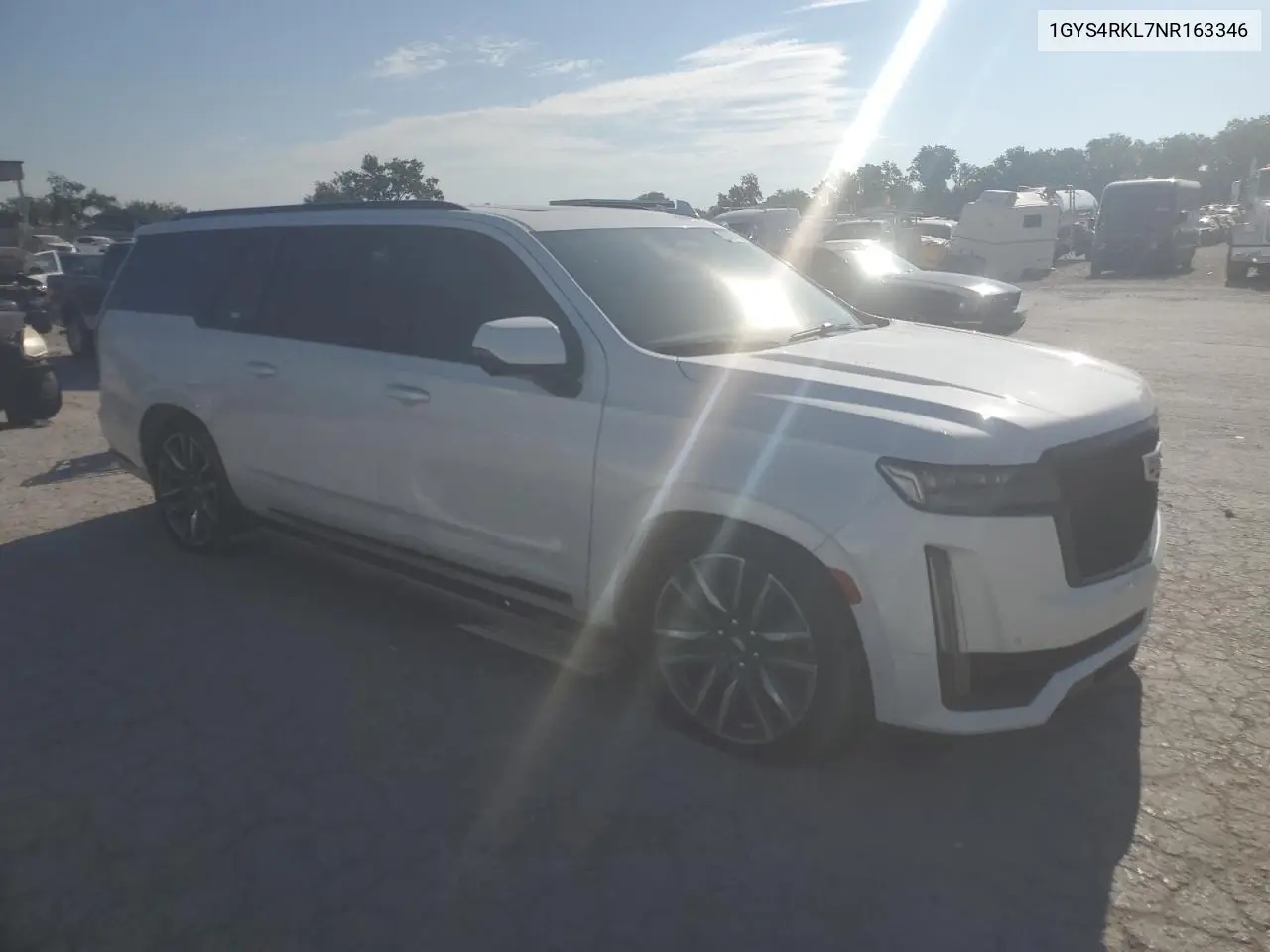 2022 Cadillac Escalade Esv Sport Platinum VIN: 1GYS4RKL7NR163346 Lot: 62167485
