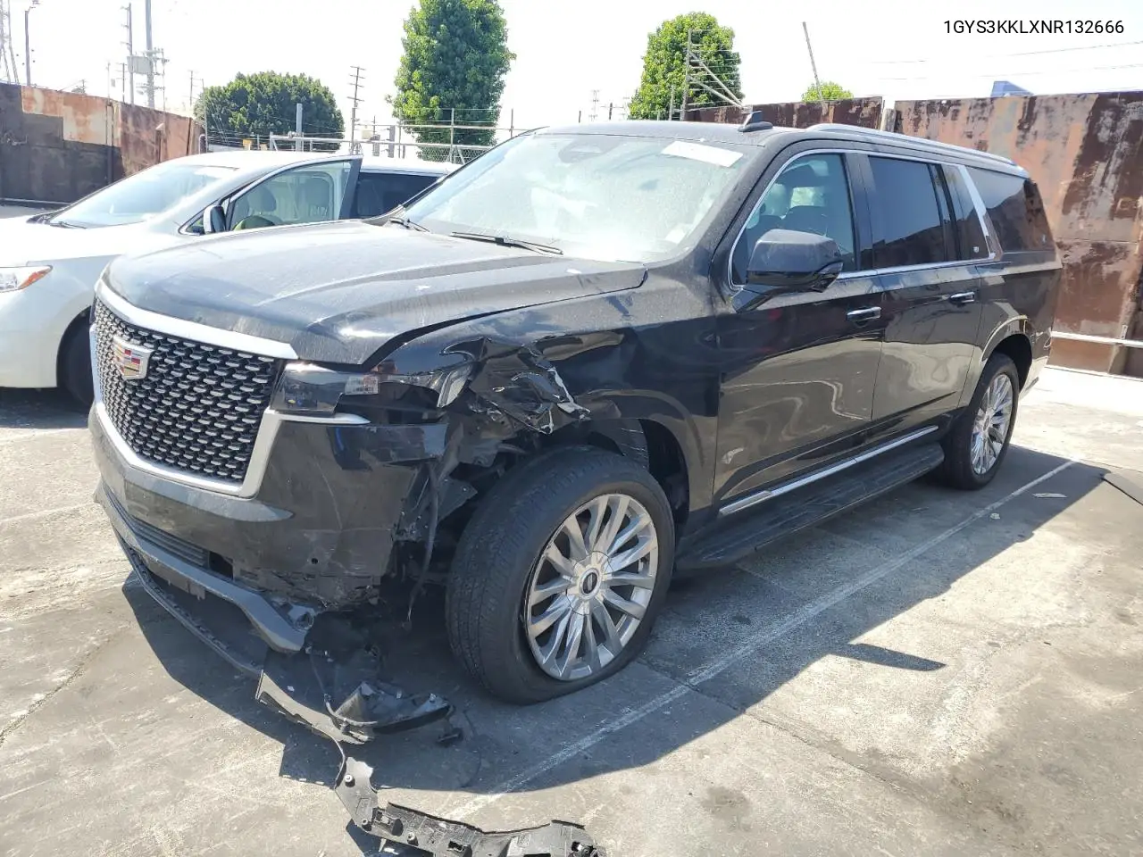 2022 Cadillac Escalade Esv Premium Luxury VIN: 1GYS3KKLXNR132666 Lot: 62668695