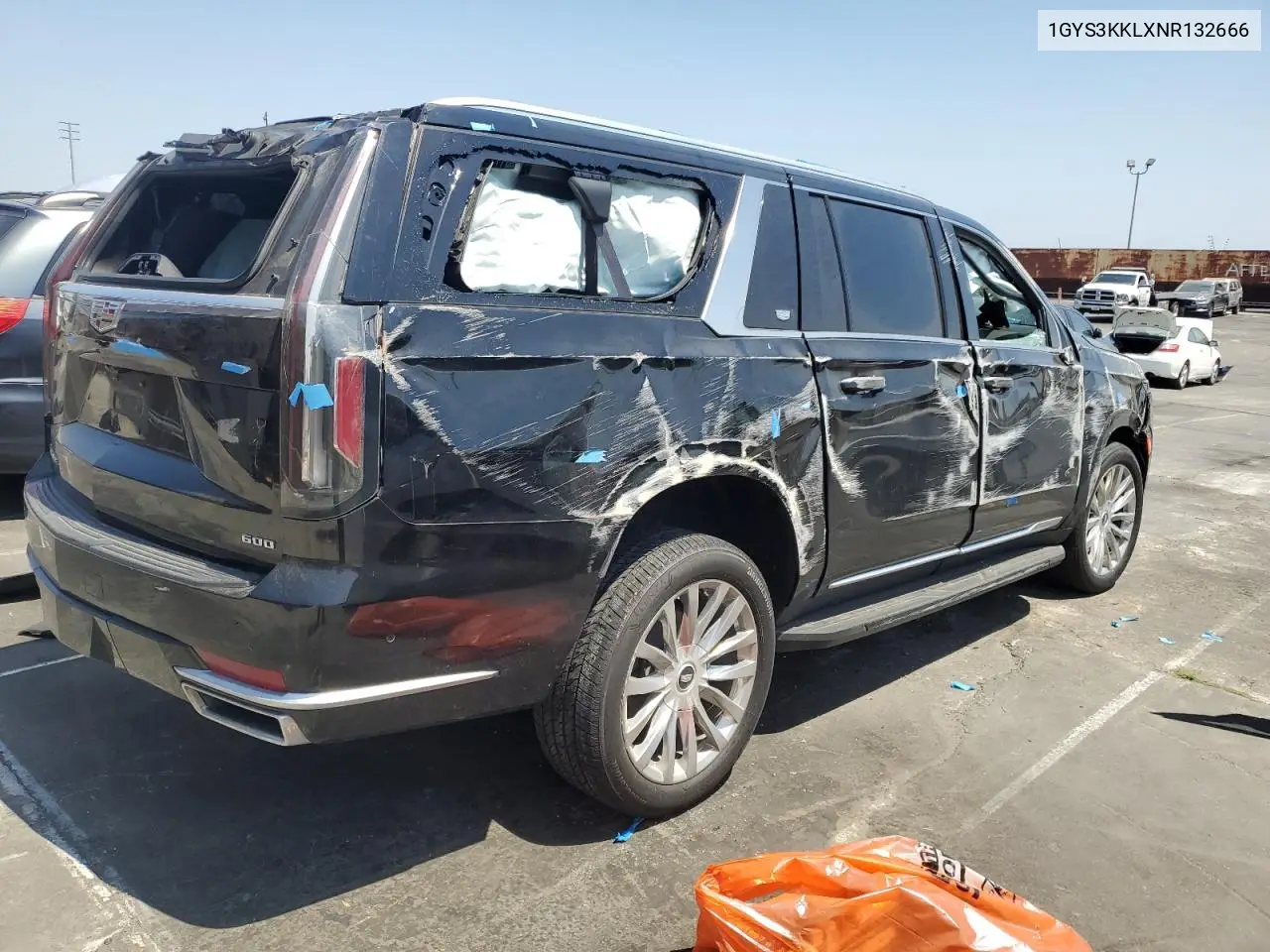 2022 Cadillac Escalade Esv Premium Luxury VIN: 1GYS3KKLXNR132666 Lot: 62668695