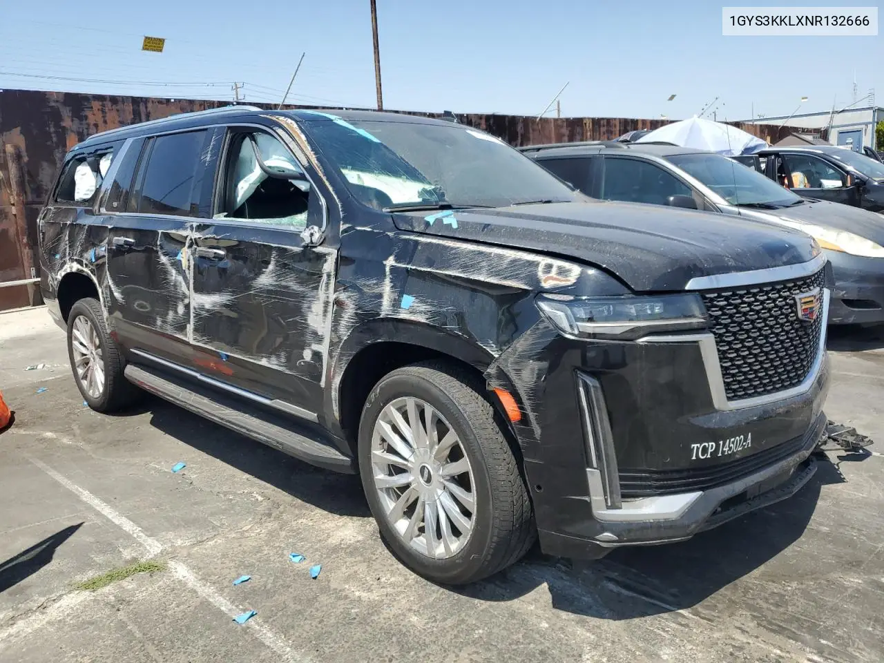 2022 Cadillac Escalade Esv Premium Luxury VIN: 1GYS3KKLXNR132666 Lot: 62668695