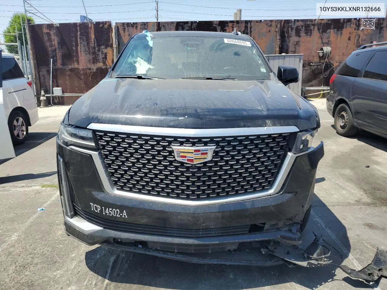 2022 Cadillac Escalade Esv Premium Luxury VIN: 1GYS3KKLXNR132666 Lot: 62668695