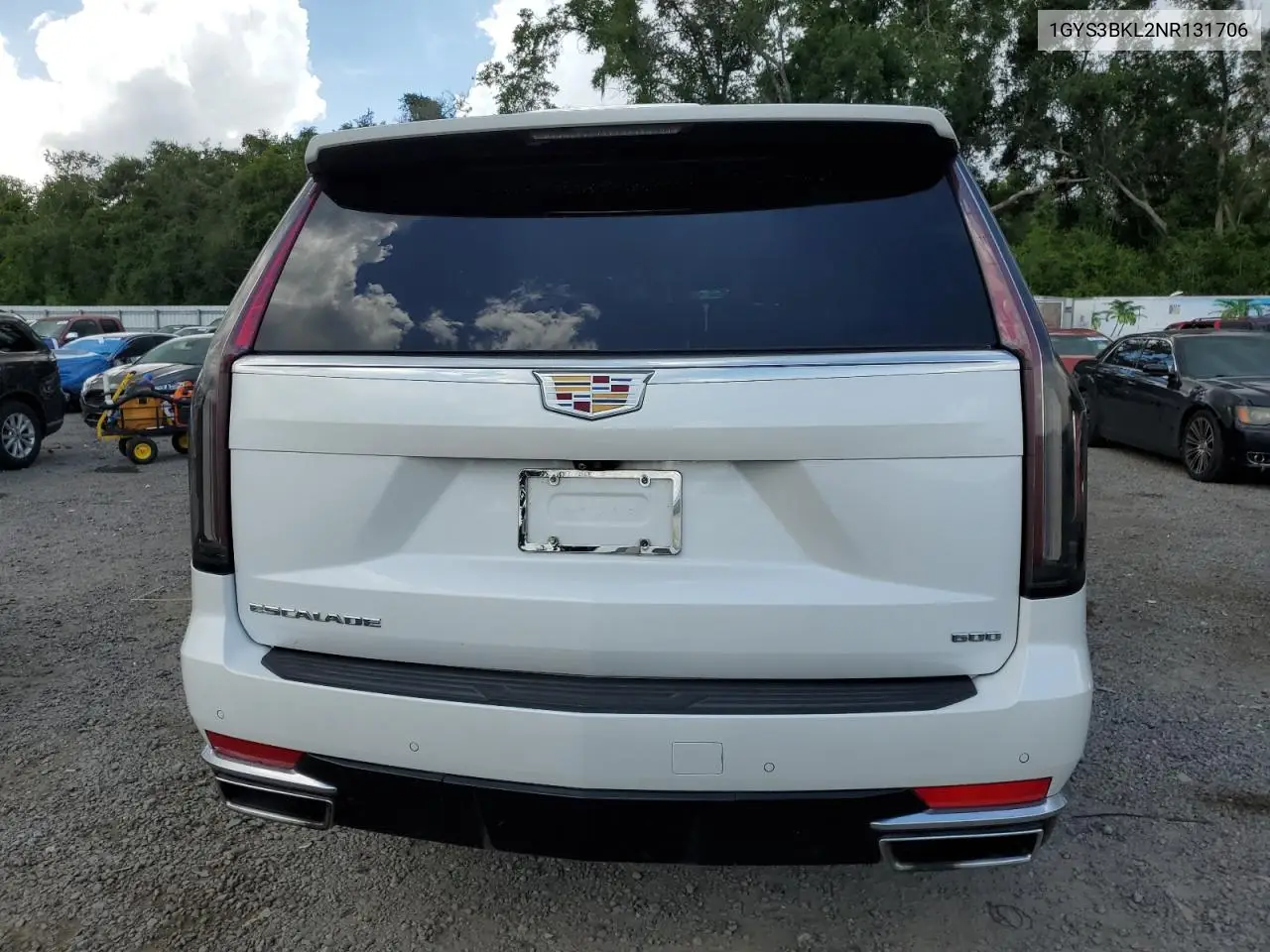 2022 Cadillac Escalade Premium Luxury VIN: 1GYS3BKL2NR131706 Lot: 65502995