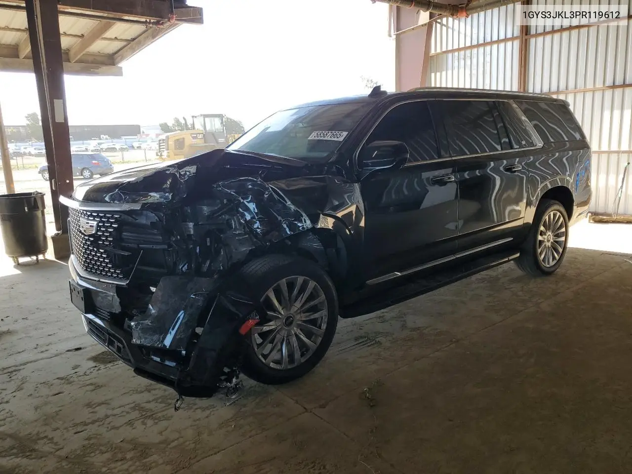 2023 Cadillac Escalade Esv Luxury VIN: 1GYS3JKL3PR119612 Lot: 58587665