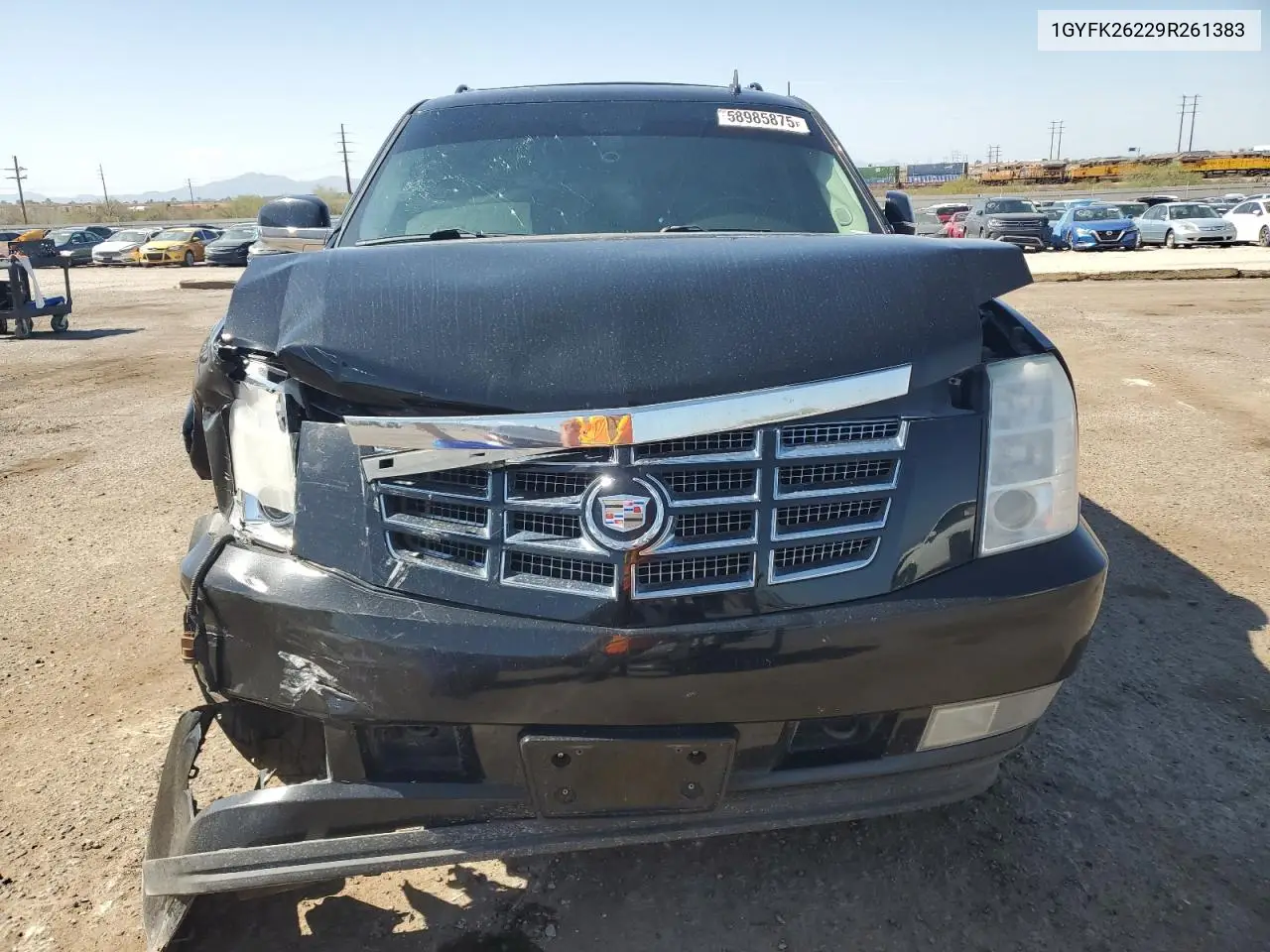 2023 Cadillac Escalade Esv Luxury VIN: 1GYFK26229R261383 Lot: 58985875