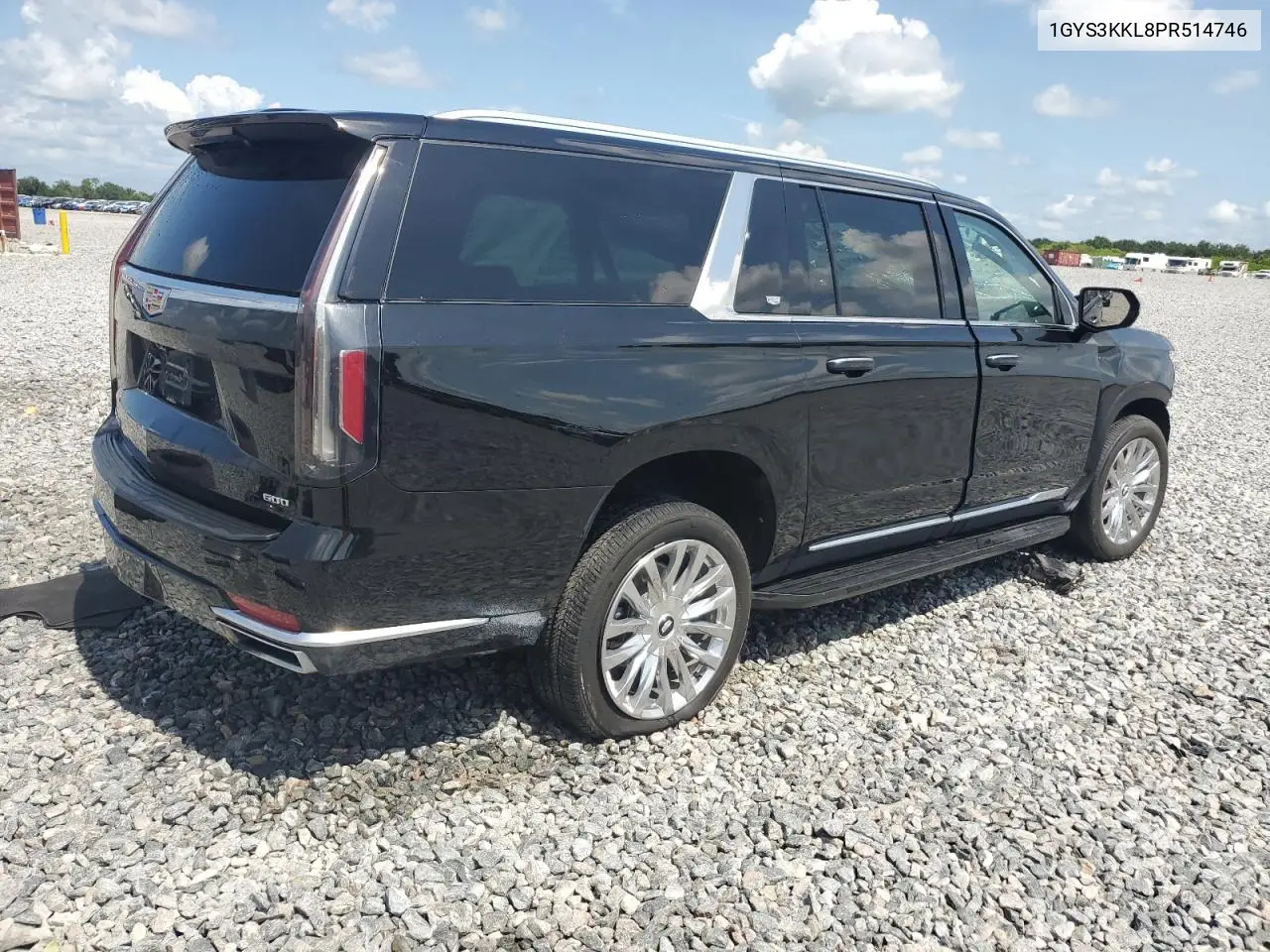 2023 Cadillac Escalade Esv Premium Luxury VIN: 1GYS3KKL8PR514746 Lot: 61763295