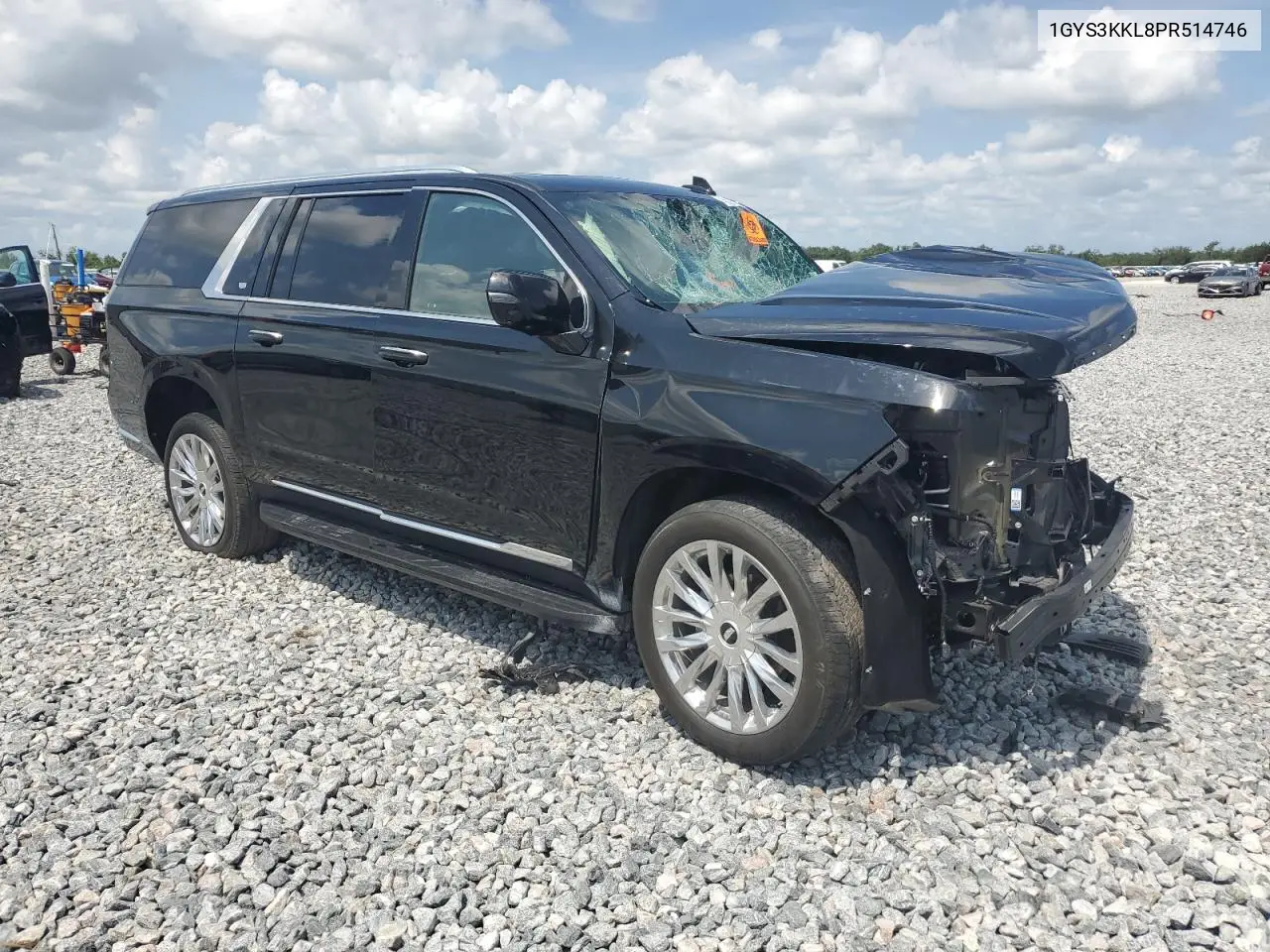 2023 Cadillac Escalade Esv Premium Luxury VIN: 1GYS3KKL8PR514746 Lot: 61763295