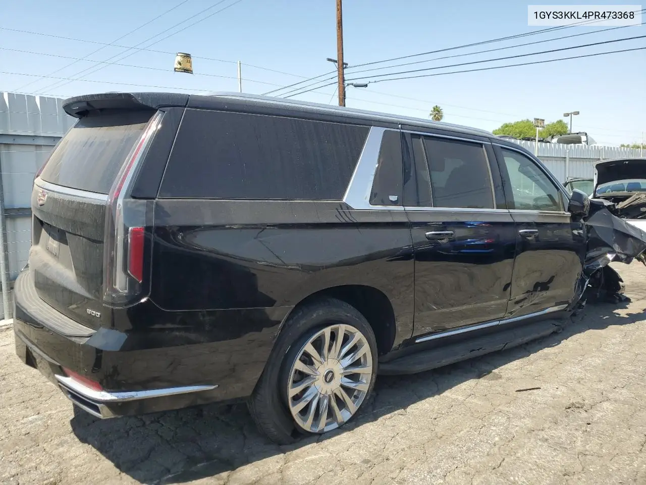 2023 Cadillac Escalade Esv Premium Luxury VIN: 1GYS3KKL4PR473368 Lot: 62881675