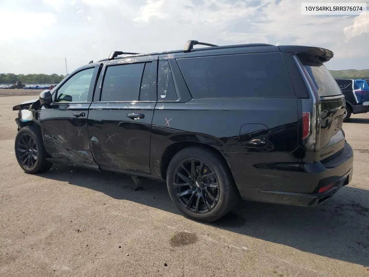 2024 Cadillac Escalade Esv Sport Platinum VIN: 1GYS4RKL5RR376074 Lot: 63296215