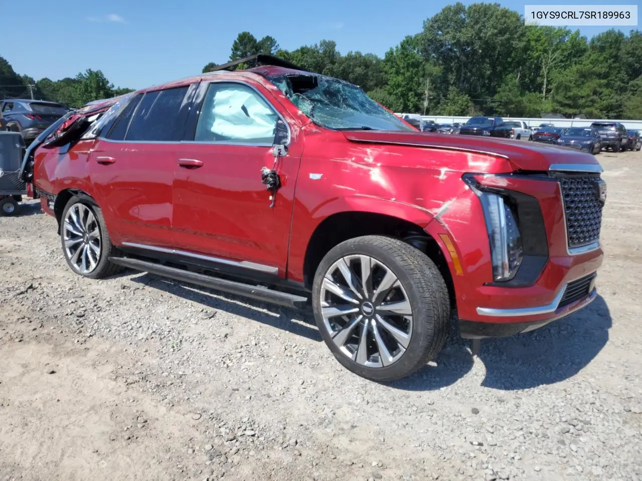 2025 Cadillac Escalade Premium Luxury VIN: 1GYS9CRL7SR189963 Lot: 62540415