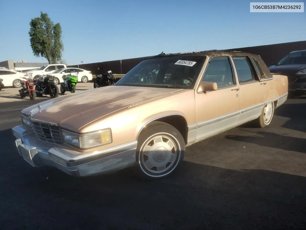 1991 Cadillac Fleetwood VIN: 1G6CB53B7M4236292 Lot: 60354785