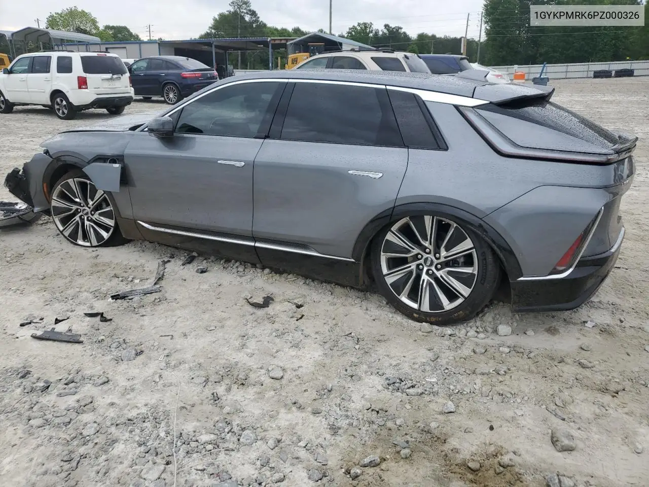 2023 Cadillac Lyriq Luxury VIN: 1GYKPMRK6PZ000326 Lot: 55213325