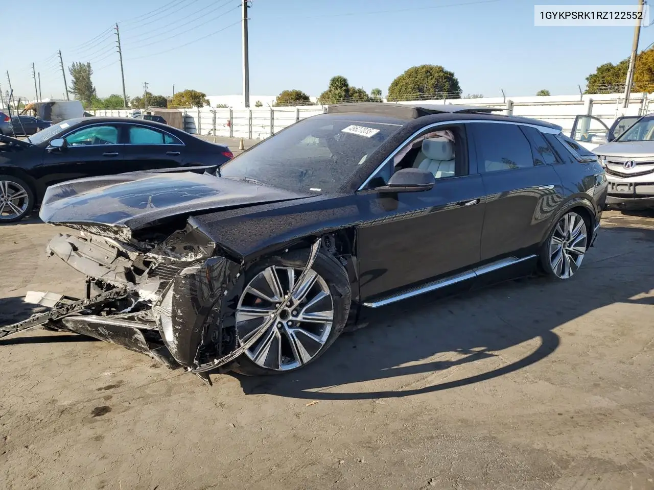 2024 Cadillac Lyriq Luxury VIN: 1GYKPSRK1RZ122552 Lot: 48627035
