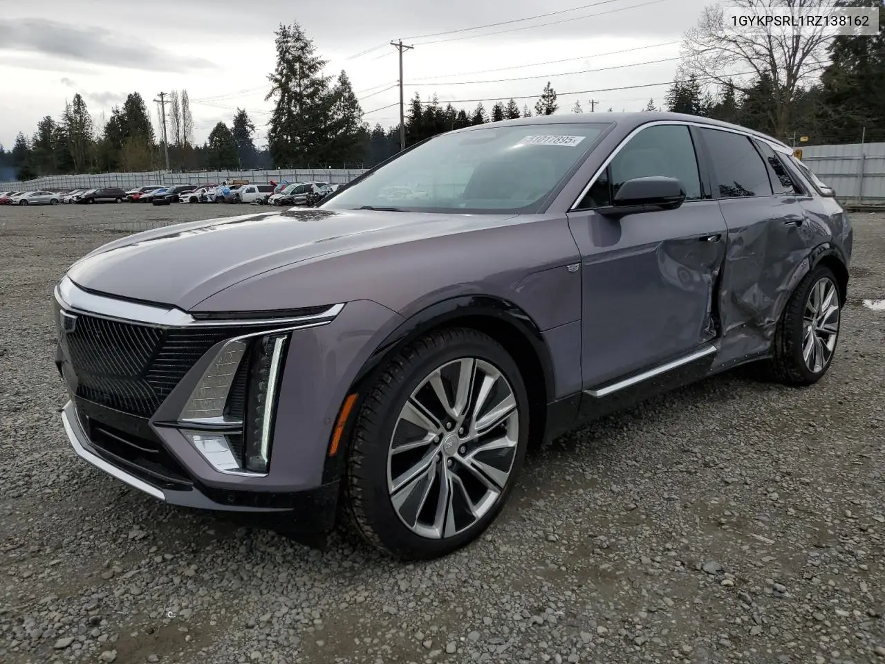2024 Cadillac Lyriq Luxury VIN: 1GYKPSRL1RZ138162 Lot: 51017895