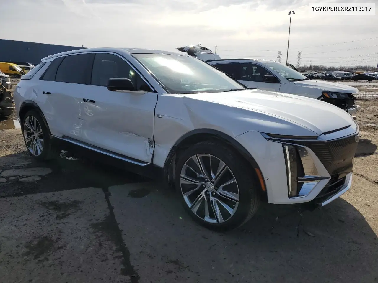 2024 Cadillac Lyriq Luxury VIN: 1GYKPSRLXRZ113017 Lot: 51617935