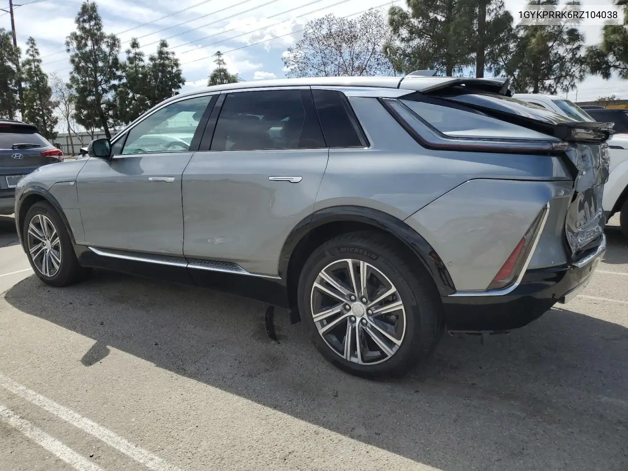 2024 Cadillac Lyriq Luxury VIN: 1GYKPRRK6RZ104038 Lot: 51623145