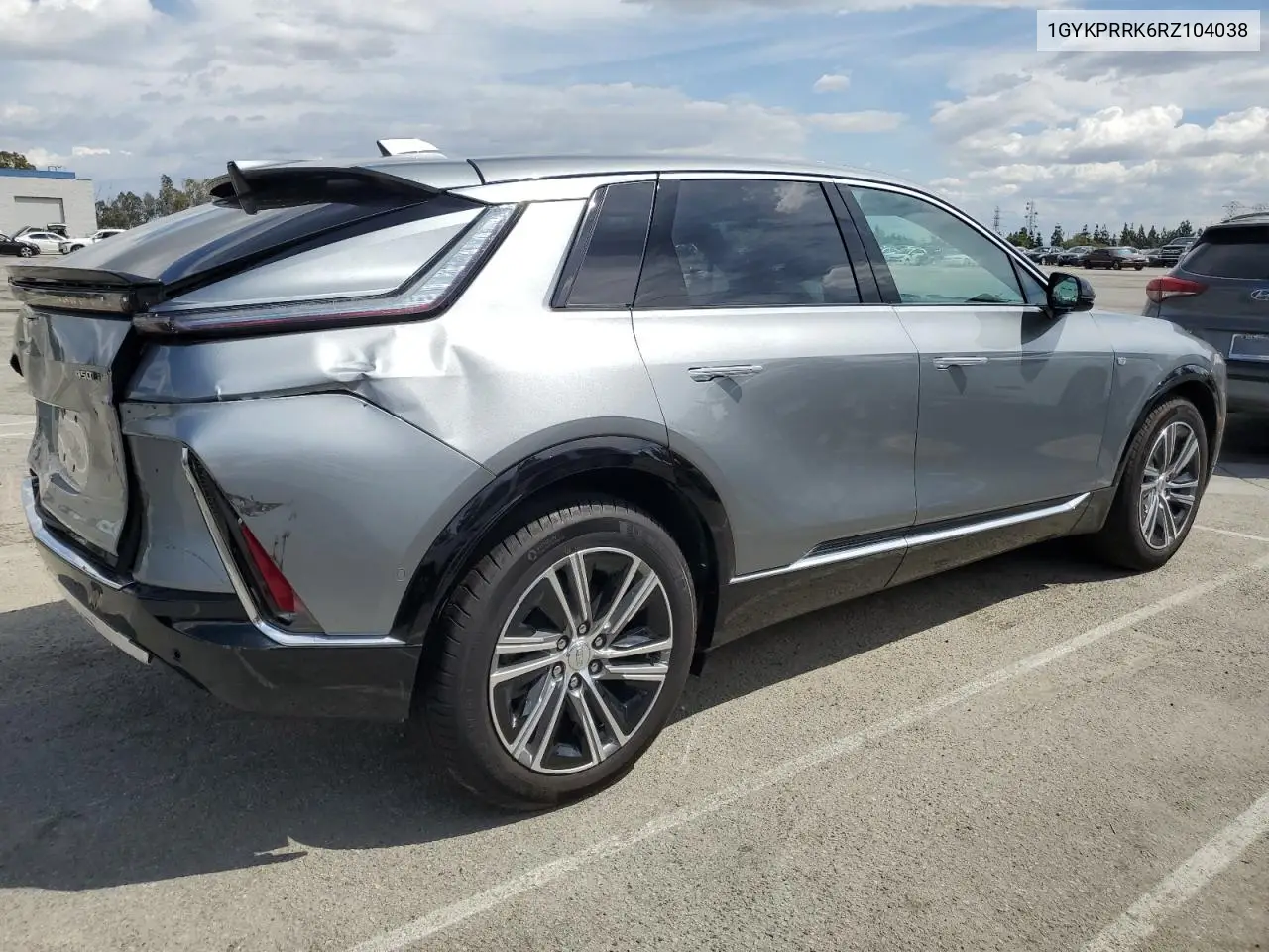 2024 Cadillac Lyriq Luxury VIN: 1GYKPRRK6RZ104038 Lot: 51623145