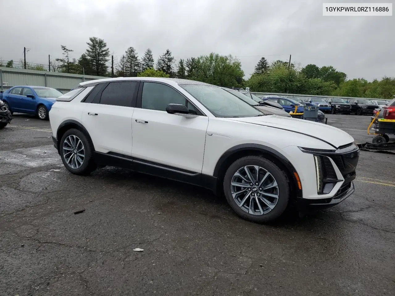 2024 Cadillac Lyriq Sport VIN: 1GYKPWRL0RZ116886 Lot: 56027065