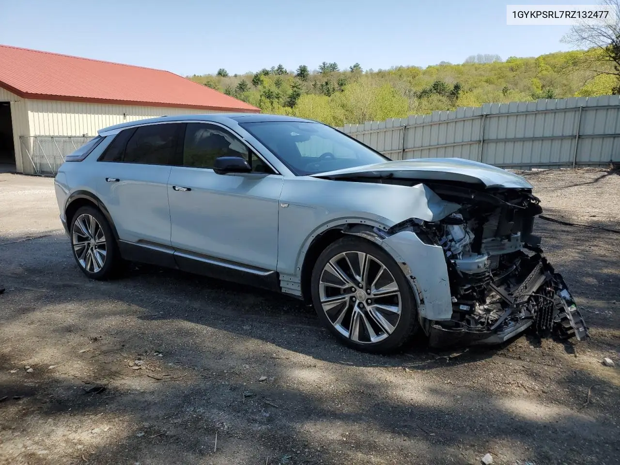 2024 Cadillac Lyriq Luxury VIN: 1GYKPSRL7RZ132477 Lot: 56504955