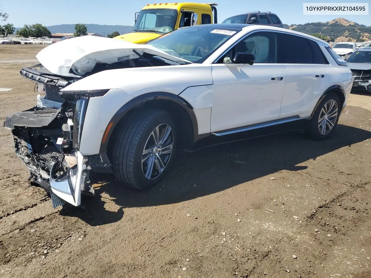 2024 Cadillac Lyriq Luxury VIN: 1GYKPPRKXRZ104595 Lot: 58811475