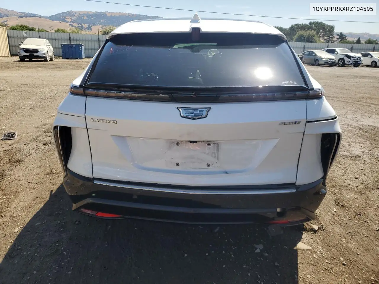 2024 Cadillac Lyriq Luxury VIN: 1GYKPPRKXRZ104595 Lot: 58811475