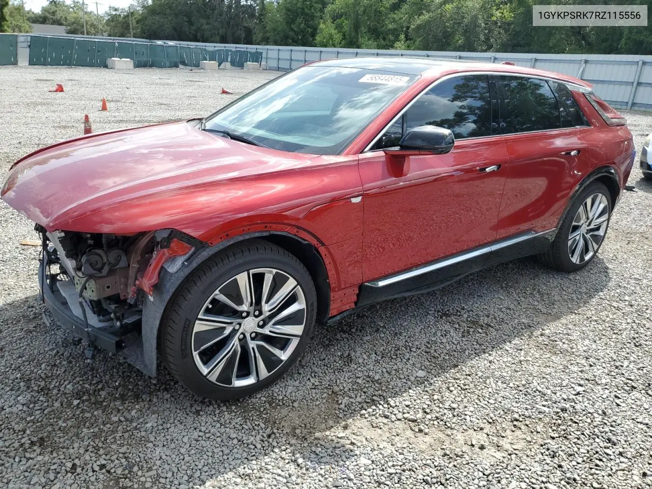 2024 Cadillac Lyriq Luxury VIN: 1GYKPSRK7RZ115556 Lot: 58844815