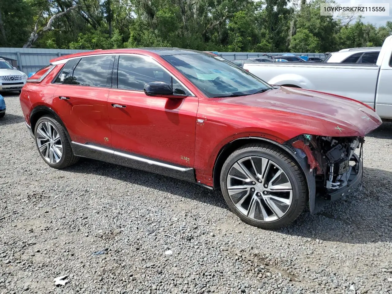 2024 Cadillac Lyriq Luxury VIN: 1GYKPSRK7RZ115556 Lot: 58844815