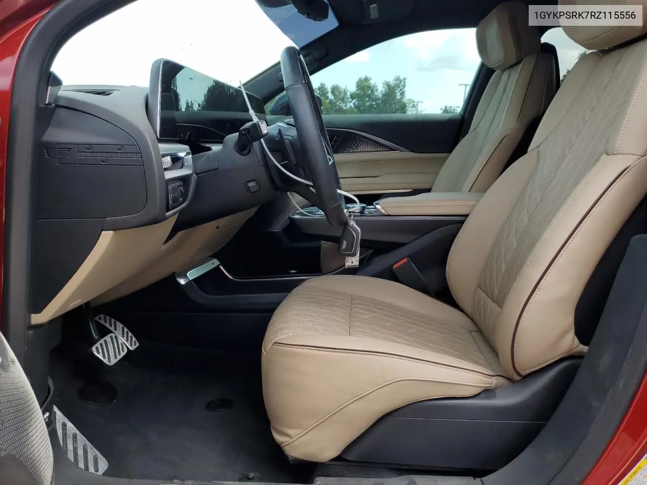 2024 Cadillac Lyriq Luxury VIN: 1GYKPSRK7RZ115556 Lot: 58844815