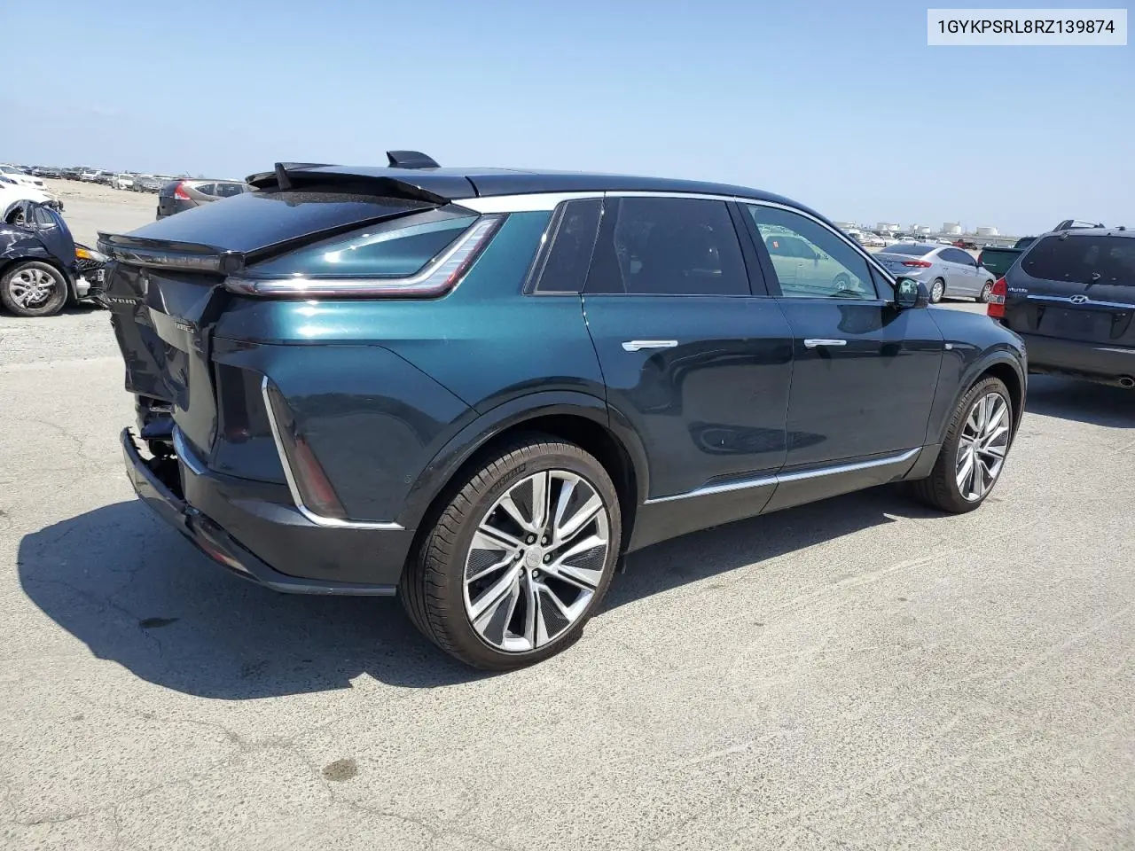 2024 Cadillac Lyriq Luxury VIN: 1GYKPSRL8RZ139874 Lot: 61499165