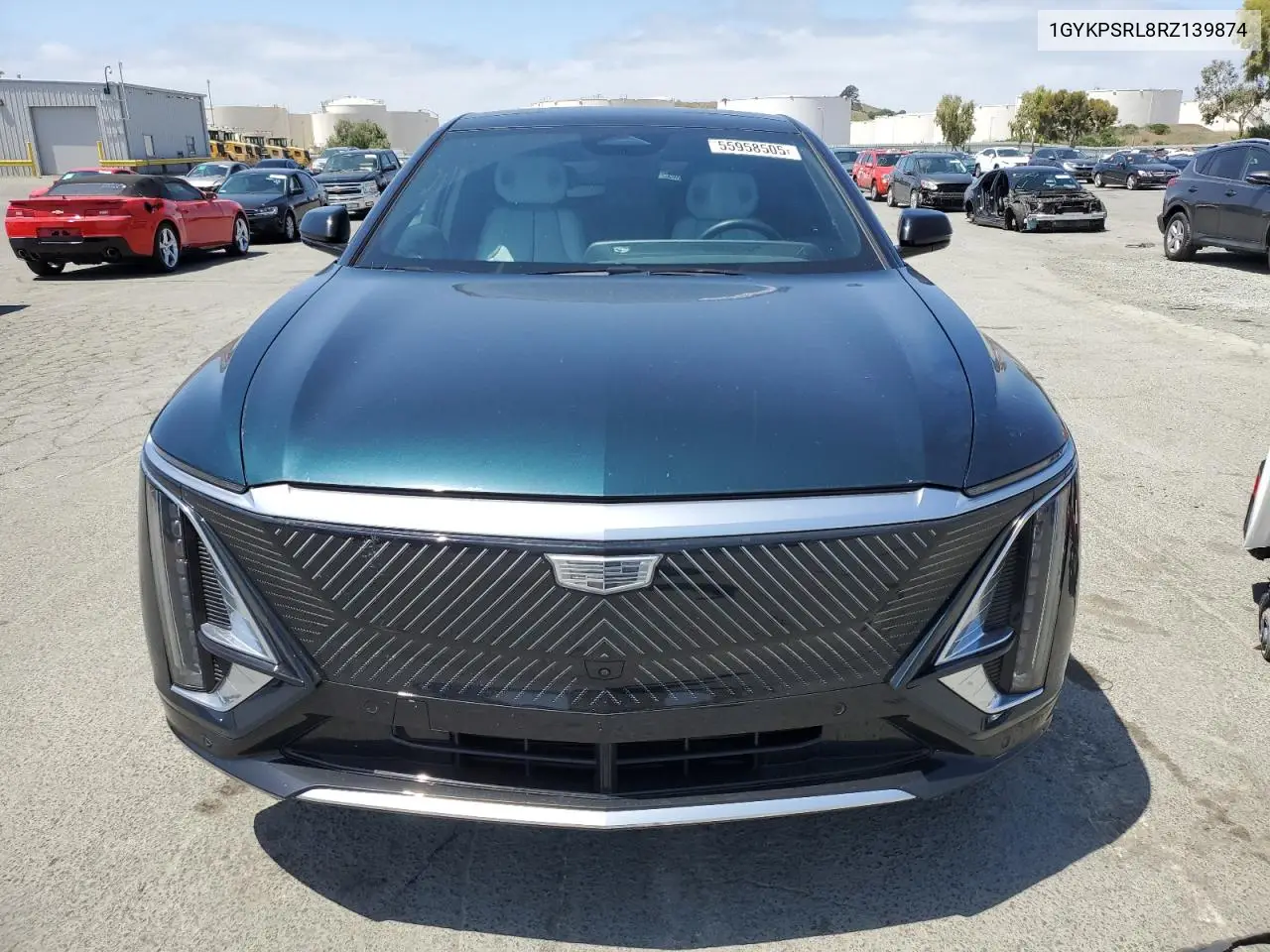 2024 Cadillac Lyriq Luxury VIN: 1GYKPSRL8RZ139874 Lot: 61499165
