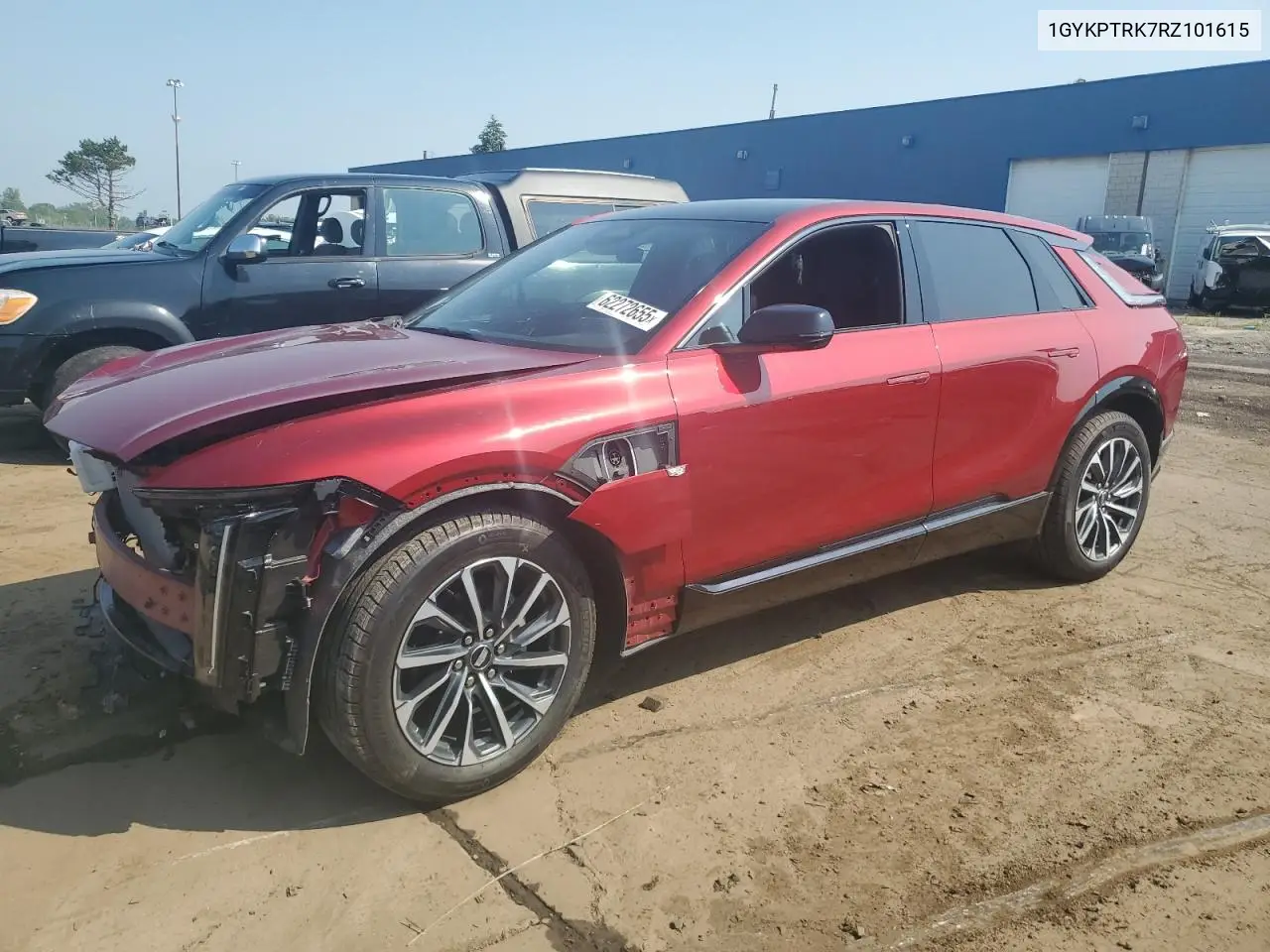 2024 Cadillac Lyriq Sport VIN: 1GYKPTRK7RZ101615 Lot: 62272655