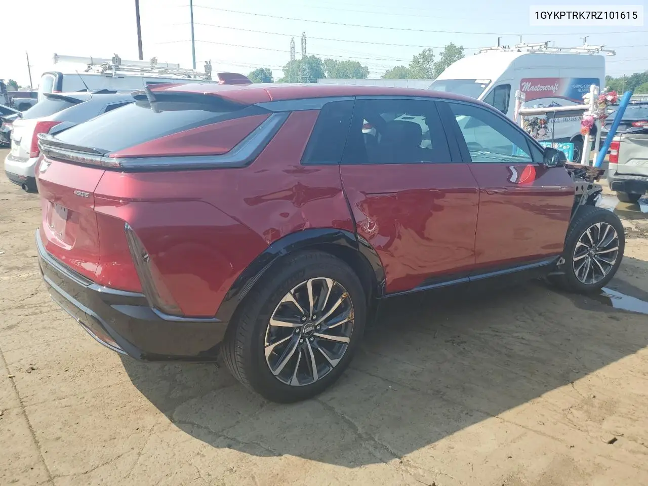 2024 Cadillac Lyriq Sport VIN: 1GYKPTRK7RZ101615 Lot: 62272655
