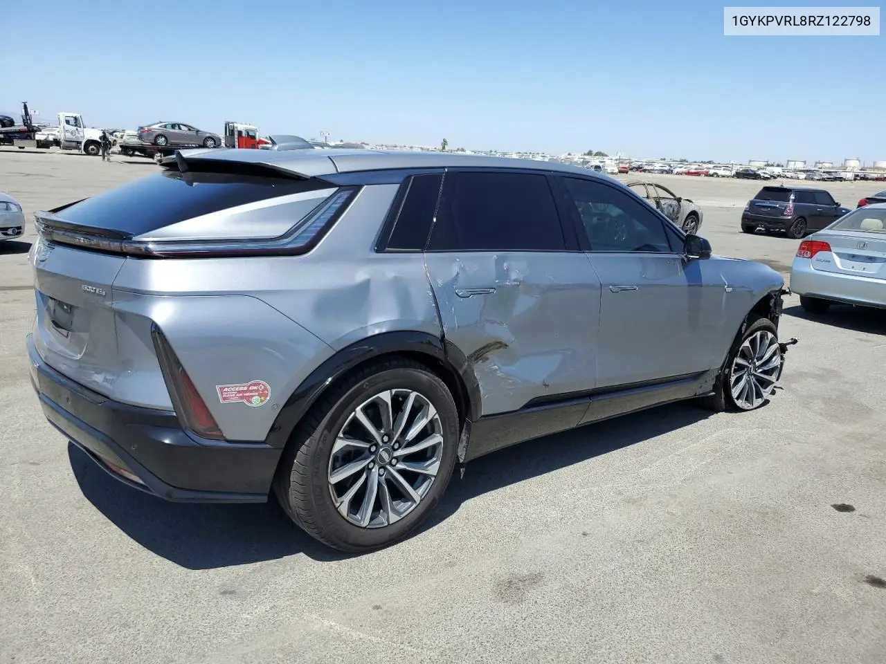 2024 Cadillac Lyriq Sport VIN: 1GYKPVRL8RZ122798 Lot: 62521005