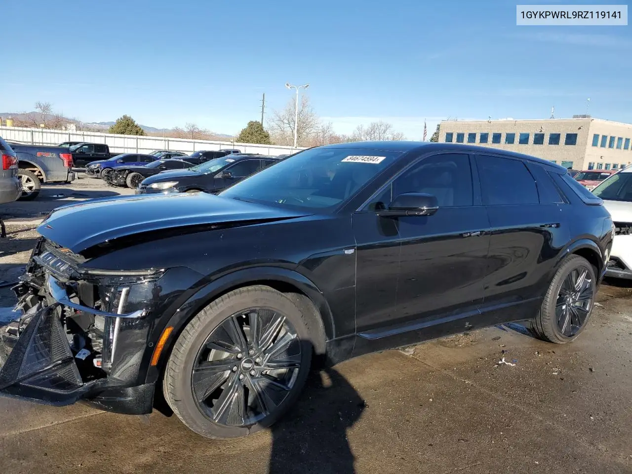 2024 Cadillac Lyriq Sport VIN: 1GYKPWRL9RZ119141 Lot: 84674594