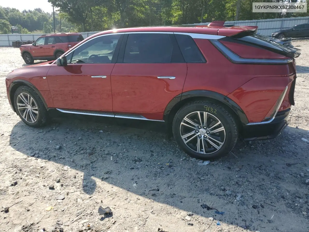 2025 Cadillac Lyriq Luxury VIN: 1GYKPNRKXSZ308467 Lot: 56999635