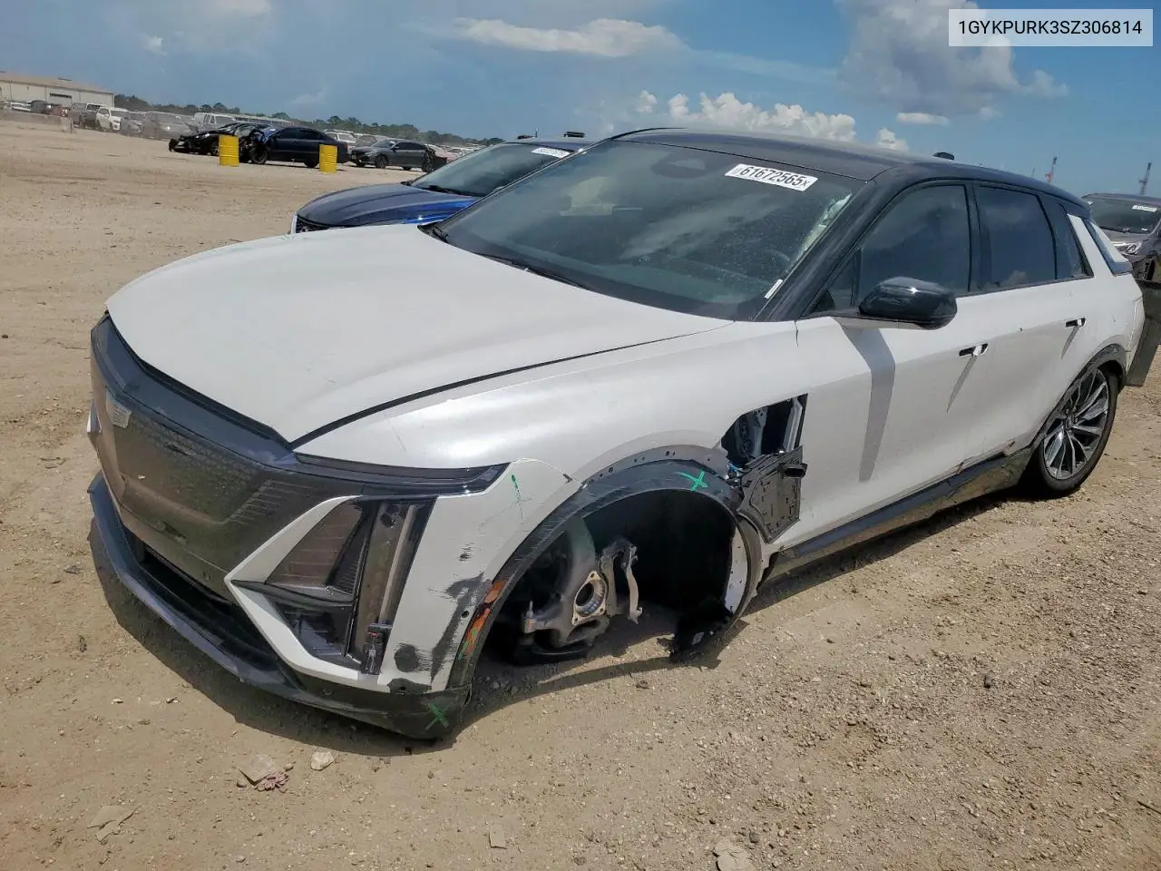 2025 Cadillac Lyriq Sport VIN: 1GYKPURK3SZ306814 Lot: 61672565