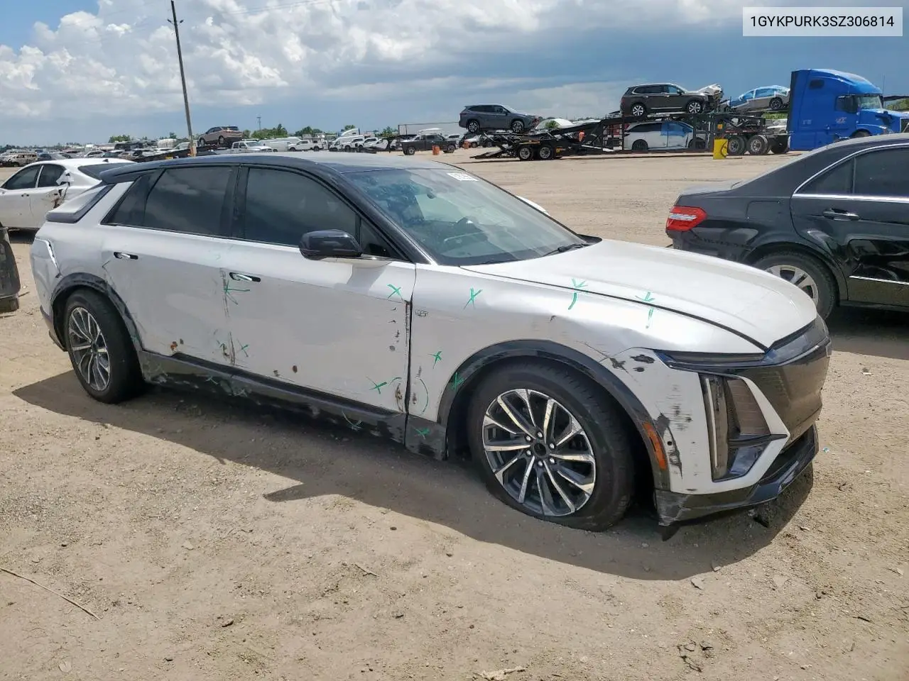 2025 Cadillac Lyriq Sport VIN: 1GYKPURK3SZ306814 Lot: 61672565