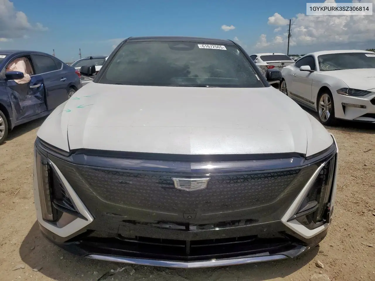 2025 Cadillac Lyriq Sport VIN: 1GYKPURK3SZ306814 Lot: 61672565