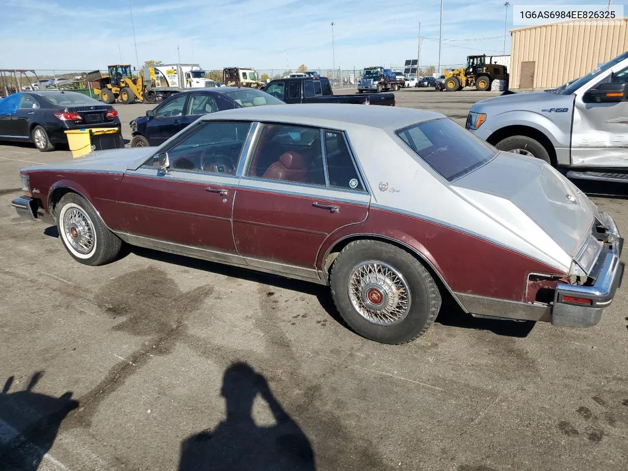 1984 Cadillac Seville VIN: 1G6AS6984EE826325 Lot: 77209864