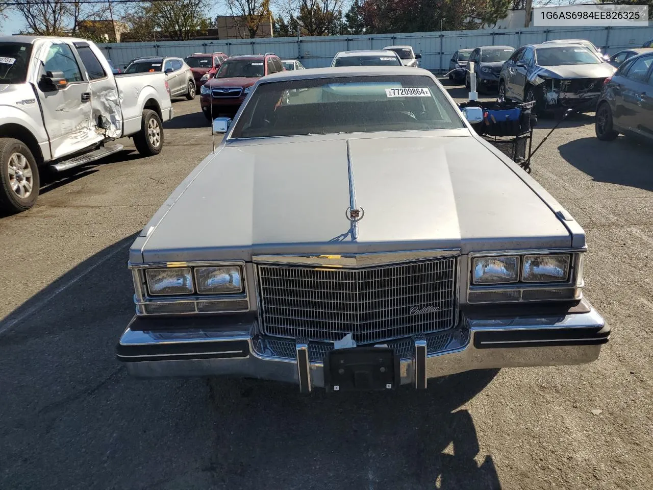 1984 Cadillac Seville VIN: 1G6AS6984EE826325 Lot: 77209864
