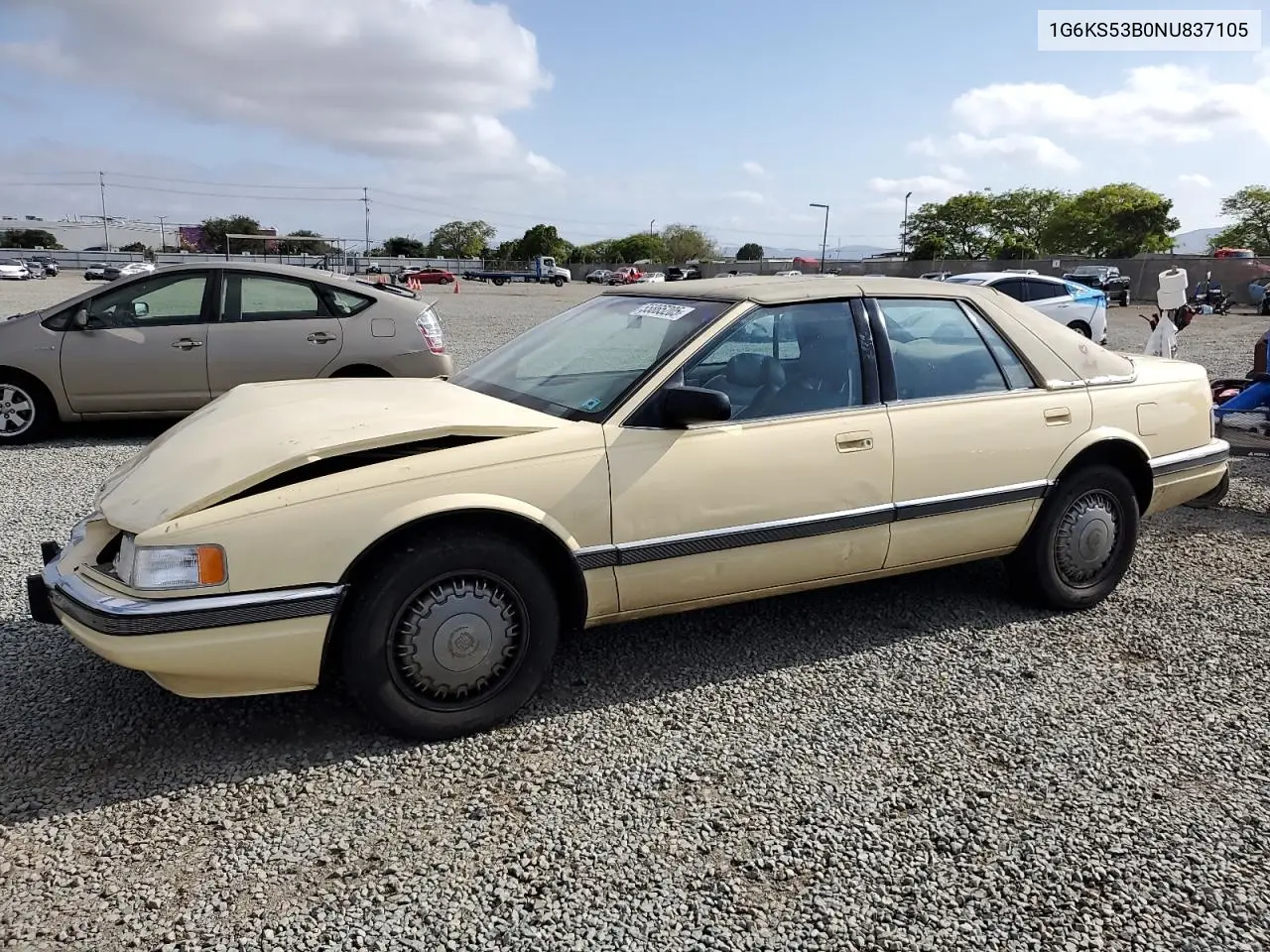 1992 Cadillac Seville VIN: 1G6KS53B0NU837105 Lot: 55865205